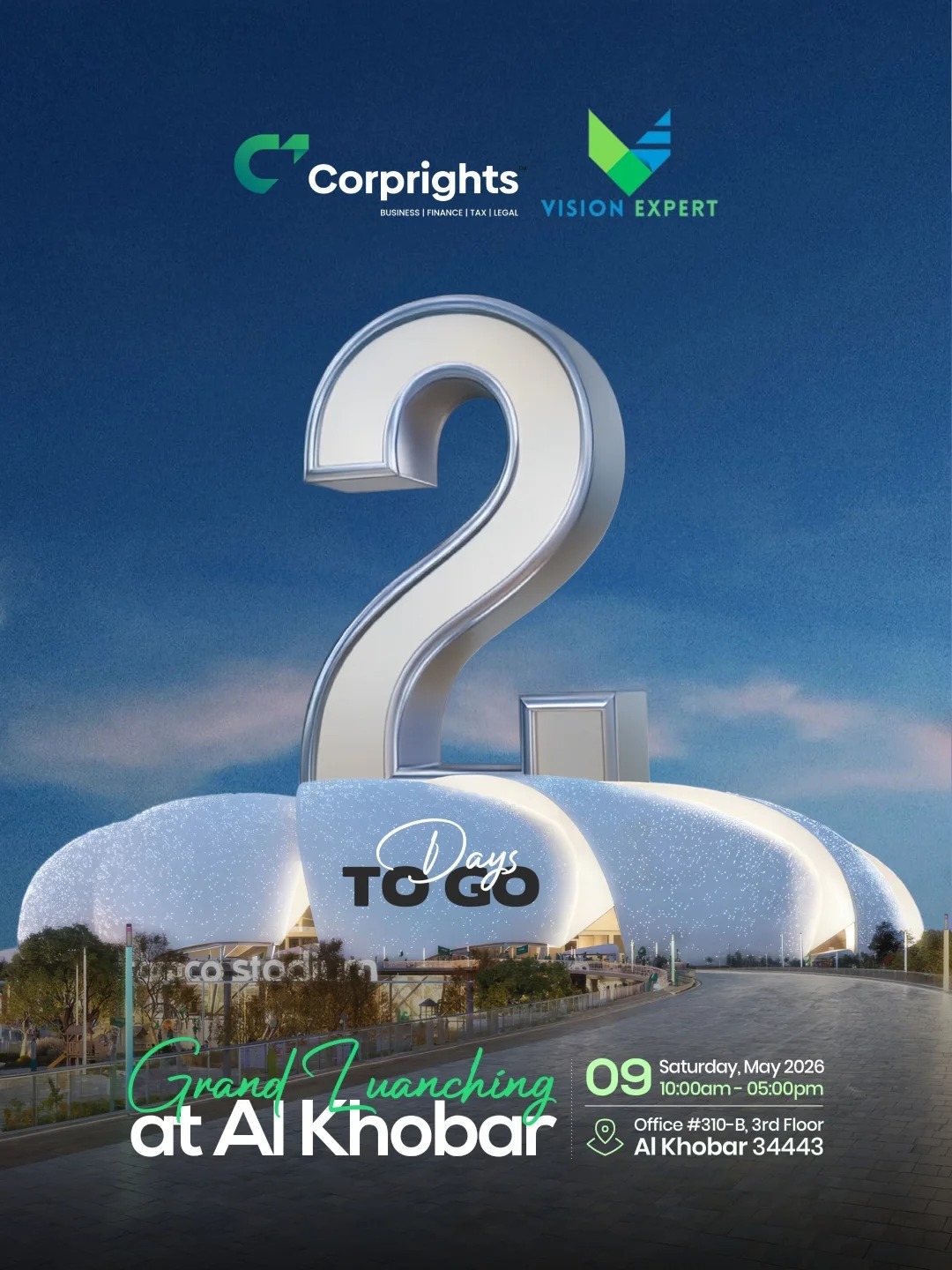 Corprights grand opening at Al Khobar Saudi Arabia